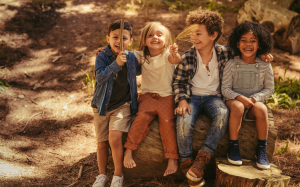 Kids enjoying Outdoors